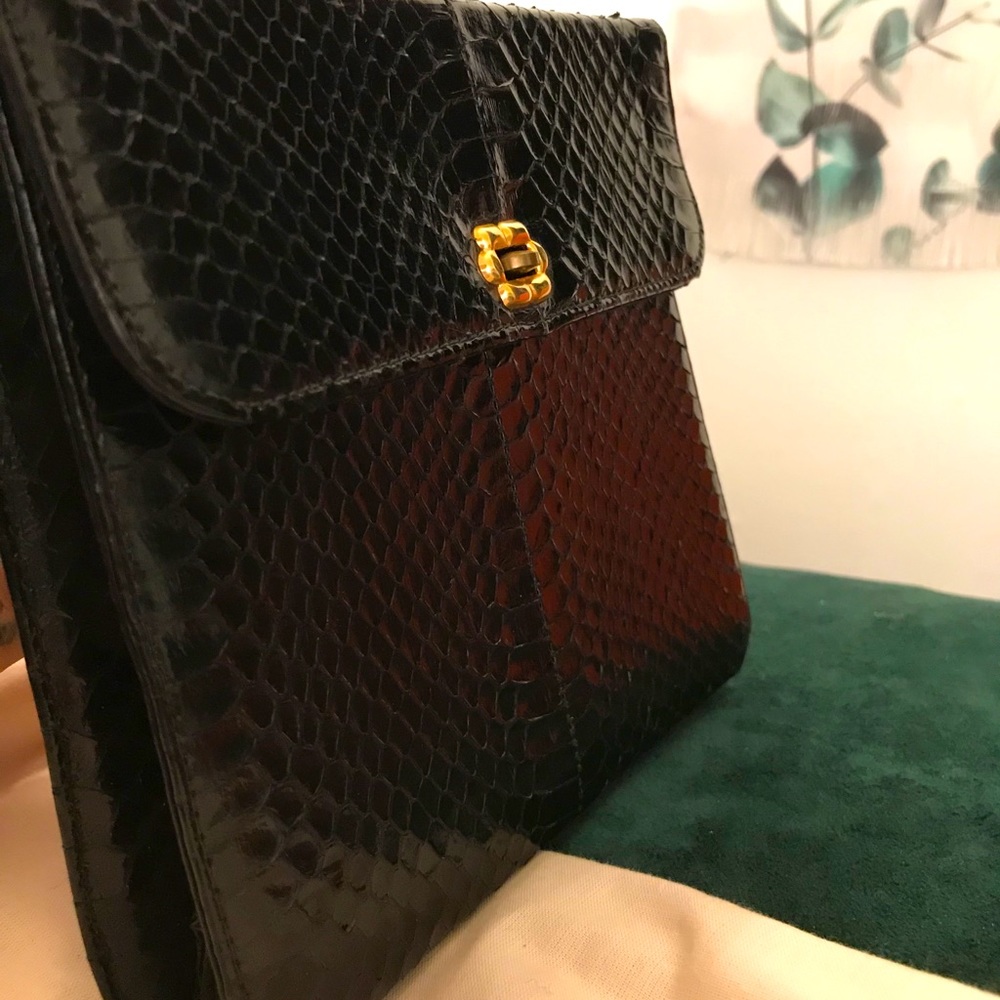 Faux Snakeskin Vintage purse